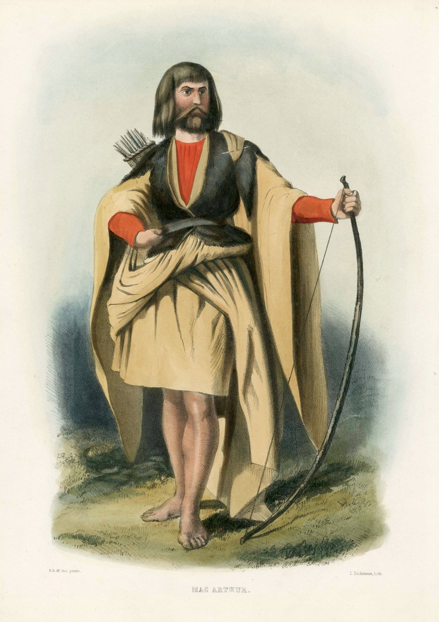 Mac Arthur, uit The Clans of the Scottish Highlands, uitgegeven 1845 door Robert Ronald McIan