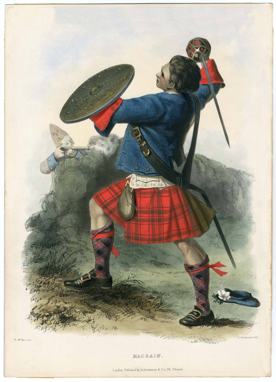Macbain, uit The Clans of the Scottish Highlands, uitgegeven 1845 door Robert Ronald McIan