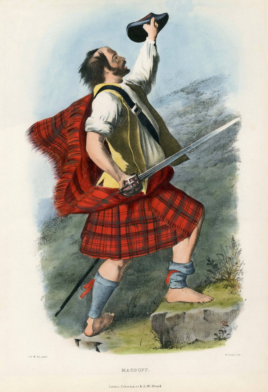 Macduff, uit The Clans of the Scottish Highlands, uitgegeven 1845 door Robert Ronald McIan