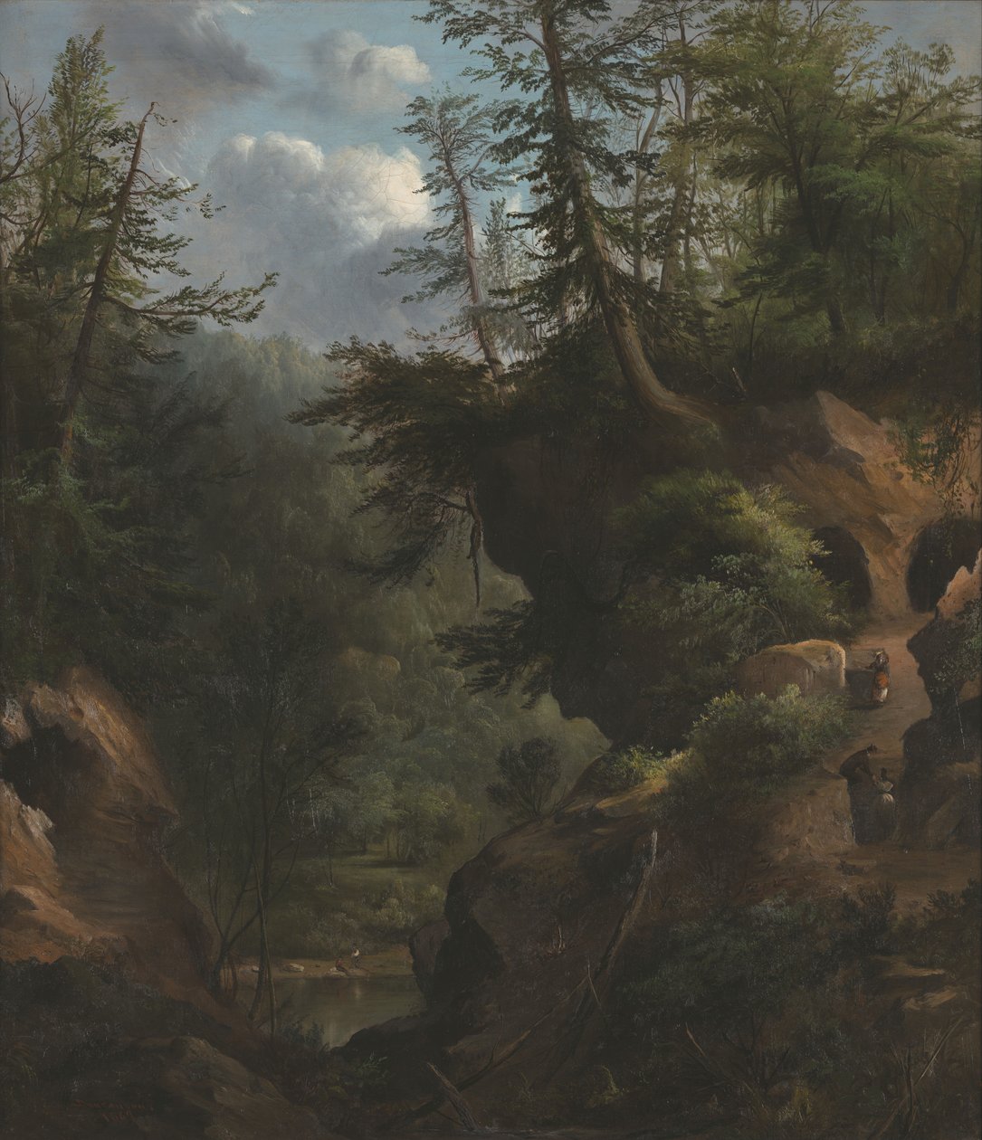 De grotten door Robert Scott Duncanson