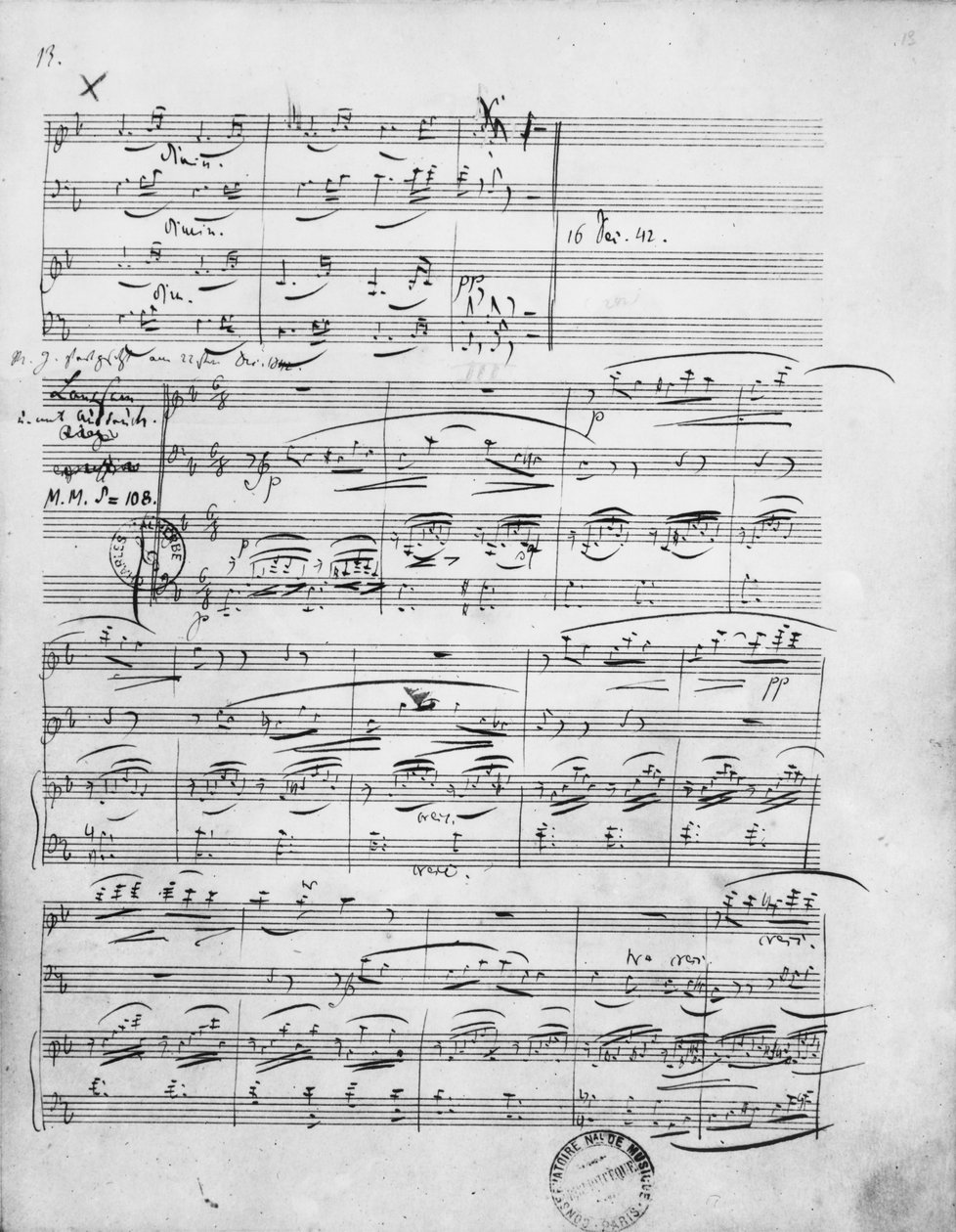 Ms.312, Phantasiestucke, Opus 88, voor piano, viool en cello, 1842 door Robert Schumann