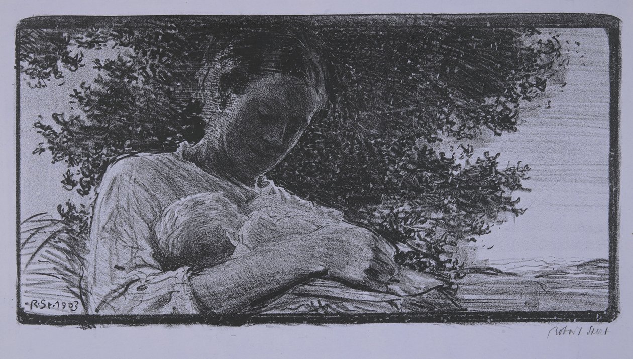 Moederschap, 1903 door Robert Sterl