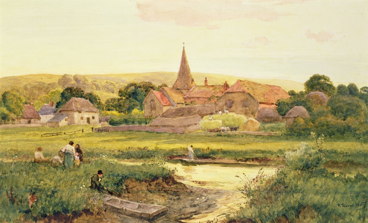 Hooi Tijd, Bury Village door Robert Thorne Waite