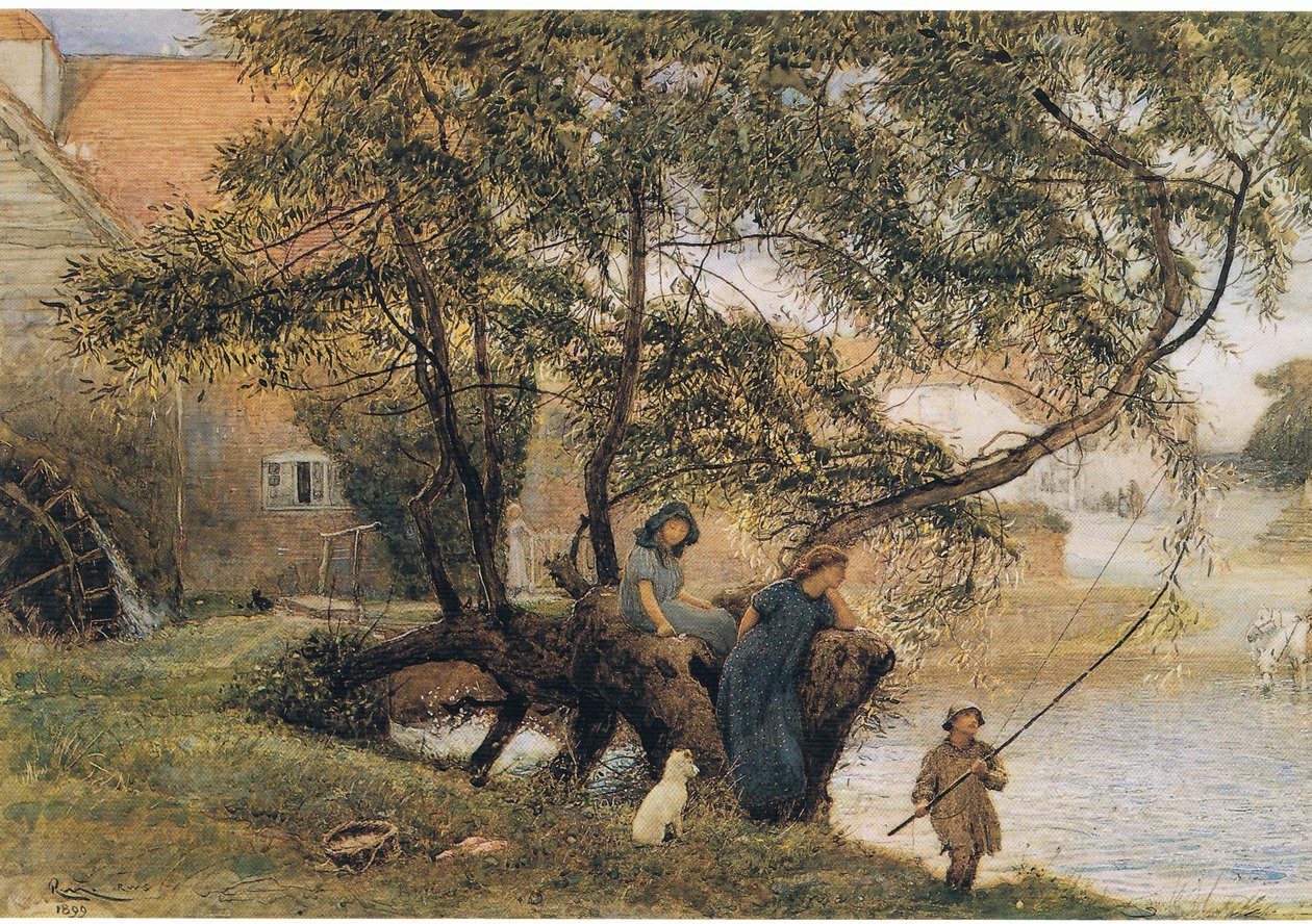 Bij de rivier door Robert Walker Macbeth
