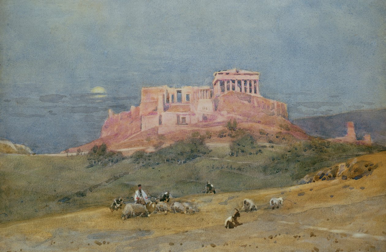 De Akropolis, ca. 1885 door Robert Weir Allan