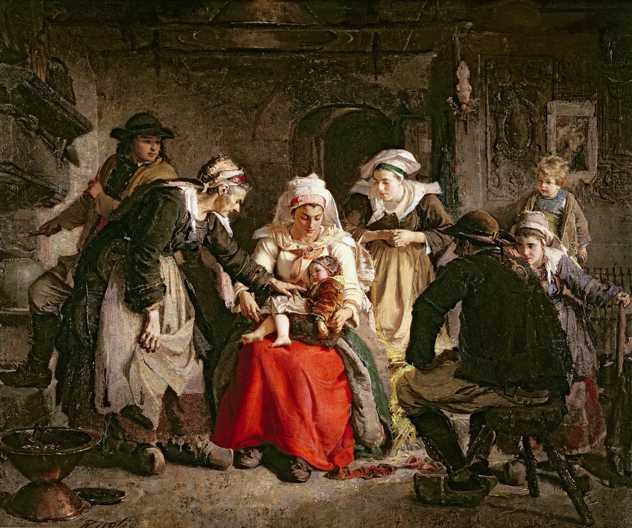 Een Bretonse Heks, 1872 door Robert Wylie