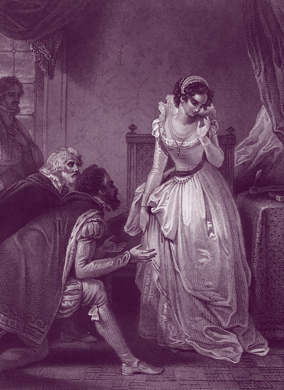 Lady Jane Grey door Robert (after) Smirke