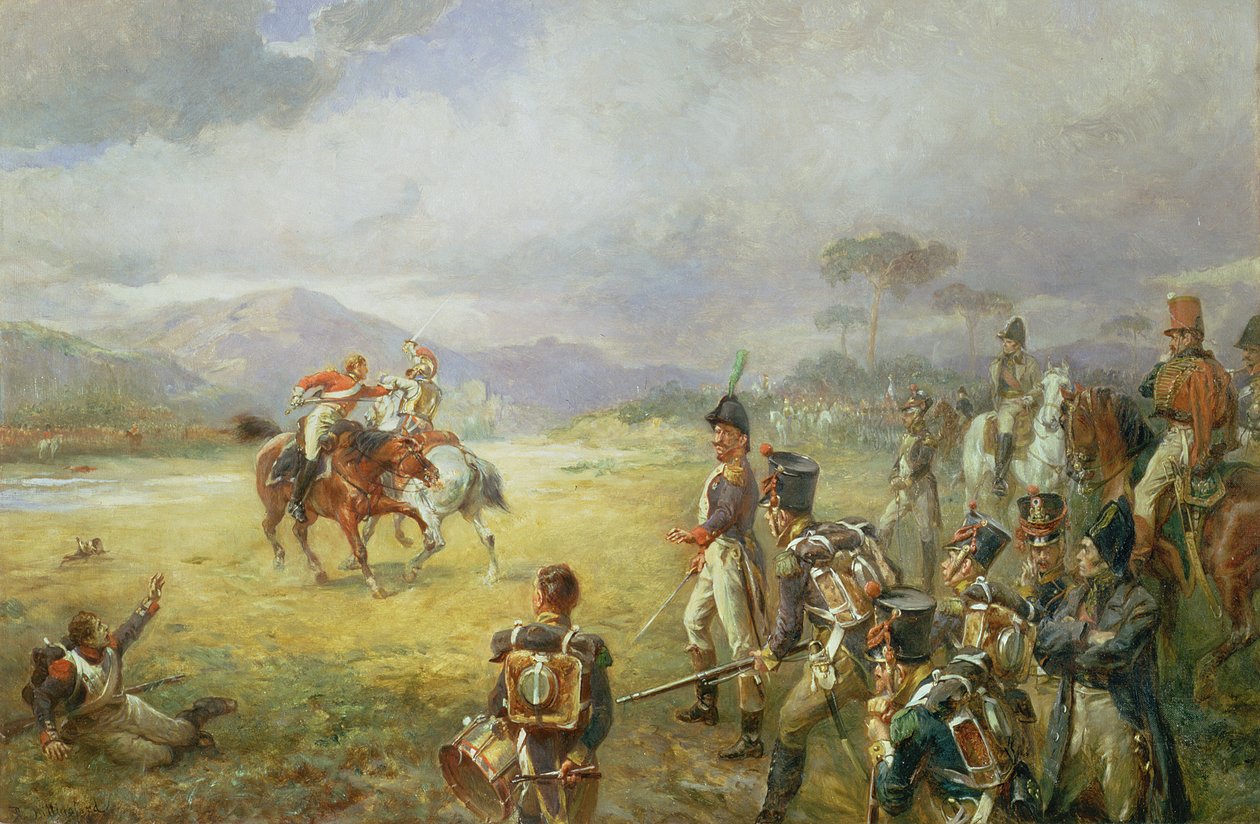 Het duel, eerlijk spel door Robert Alexander Hillingford