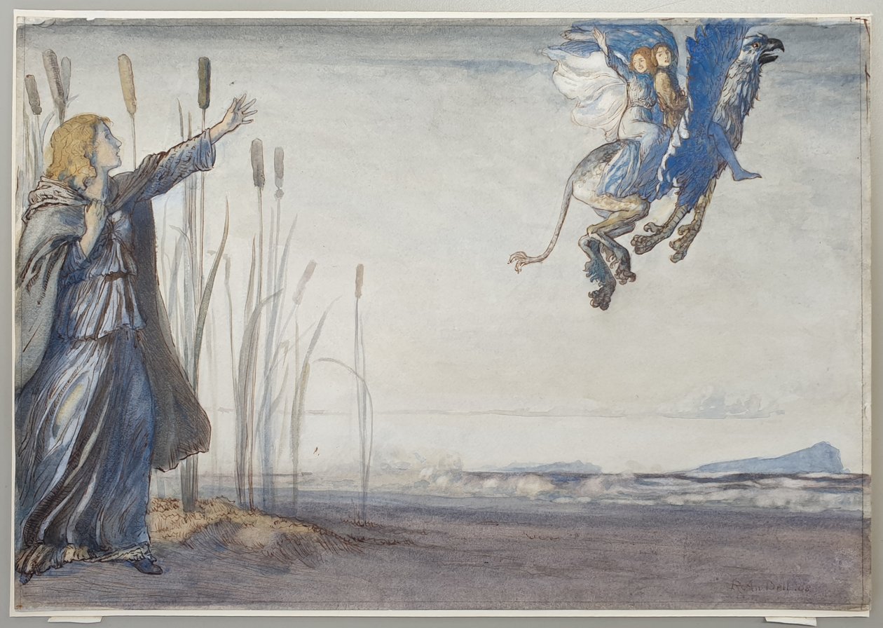 De Lelie en de Leeuw door Robert Anning Bell