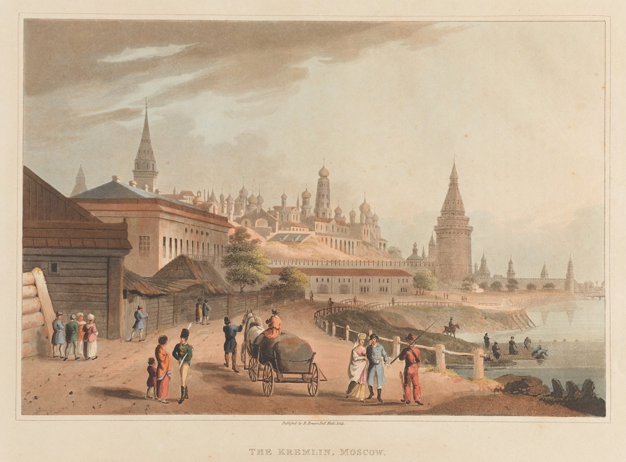 Het Kremlin, Moskou door Robert Bowyer