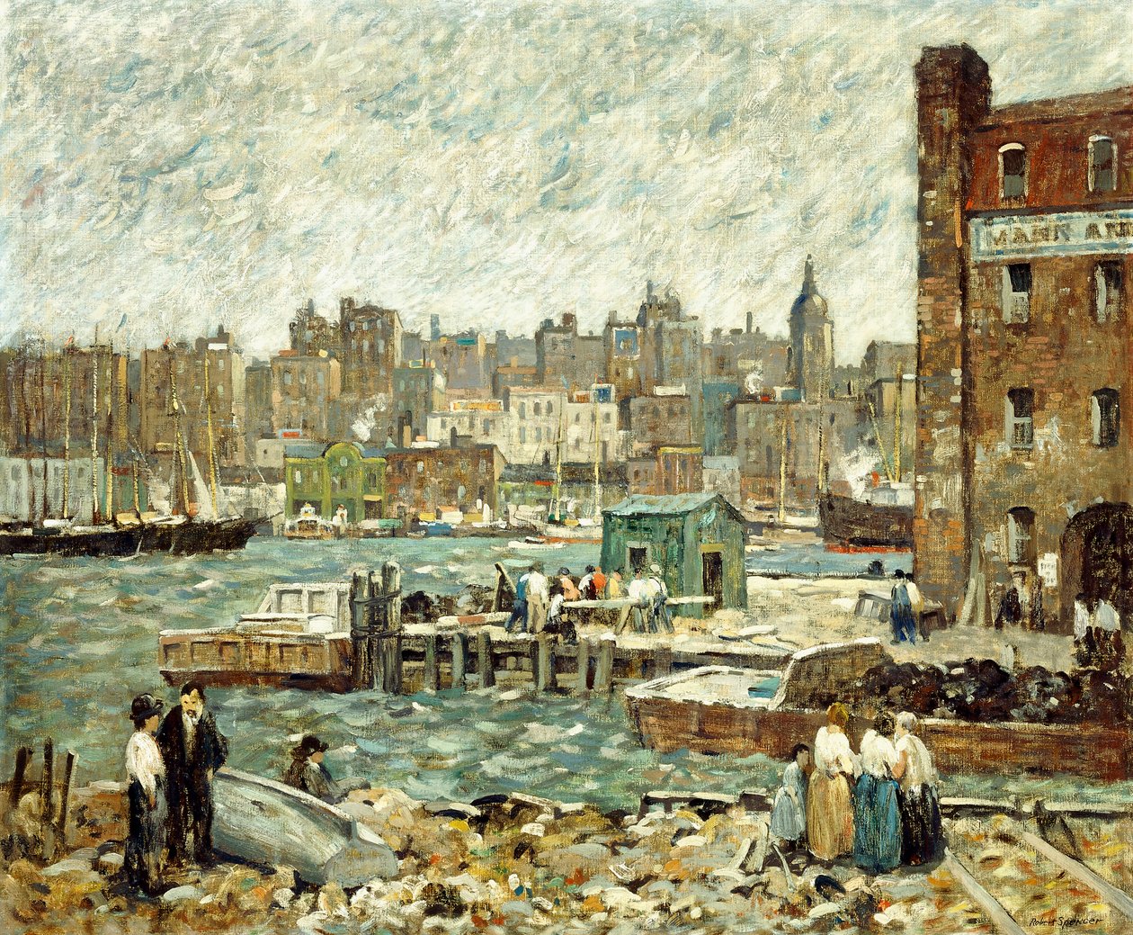 Aan de Waterkant door Robert C. Spencer