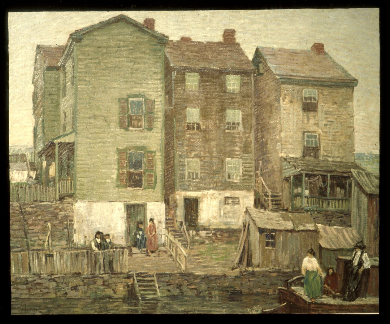Drie Huizen door Robert C. Spencer