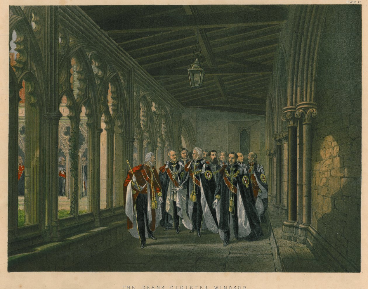 Het klooster van de deken, Windsor, 1863 door Robert Charles Dudley