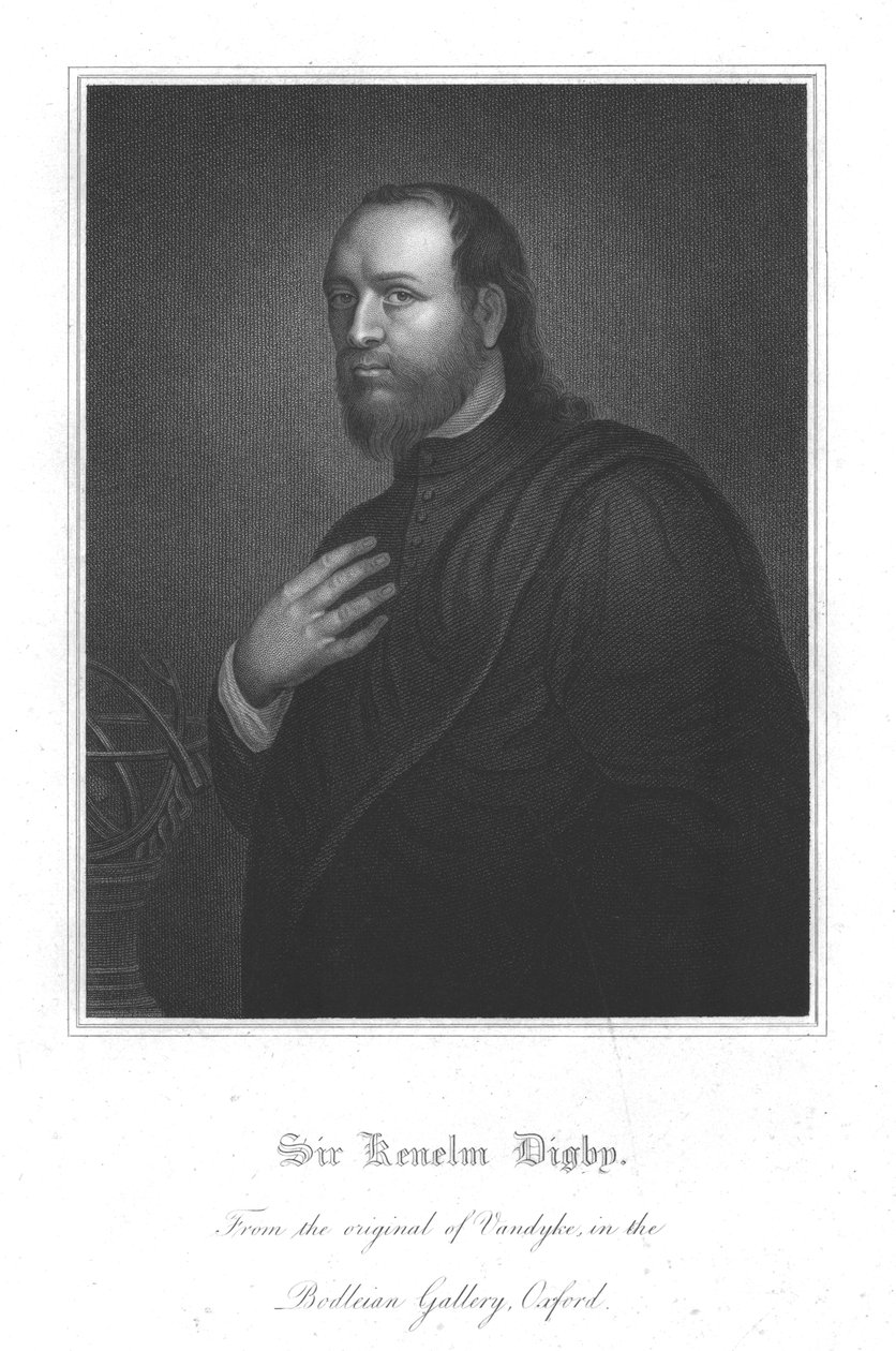 Sir Kenelm Digby, c1815-1820 door Robert Cooper