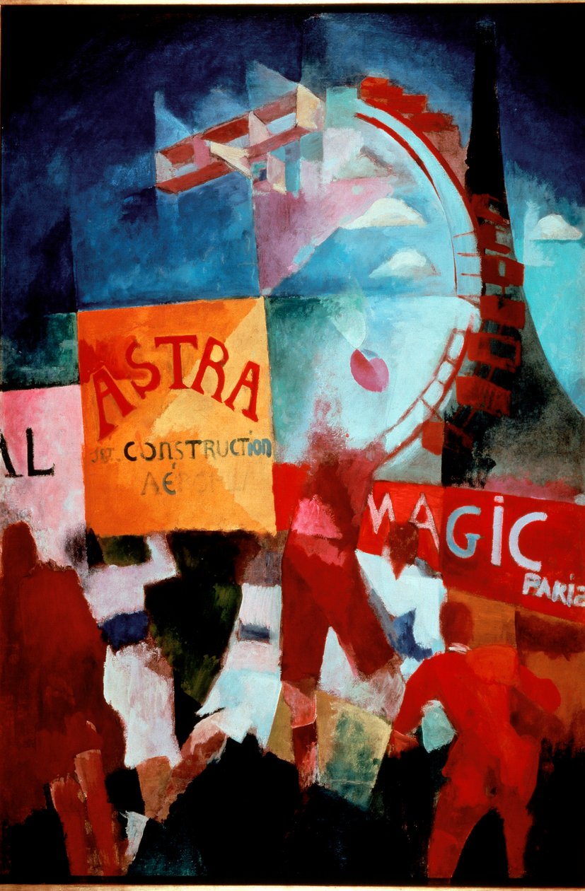 Cardiff Team 1912-1913 door Robert Delaunay