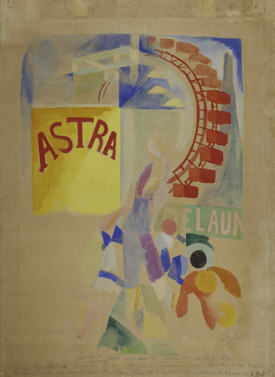 Het team van Cardiff, 1912-1913 door Robert Delaunay