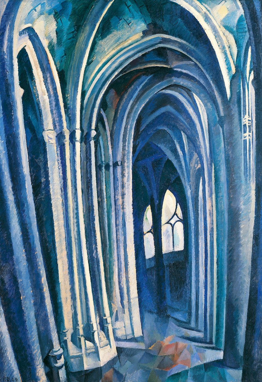 Saint-Séverin #1 door Robert Delaunay