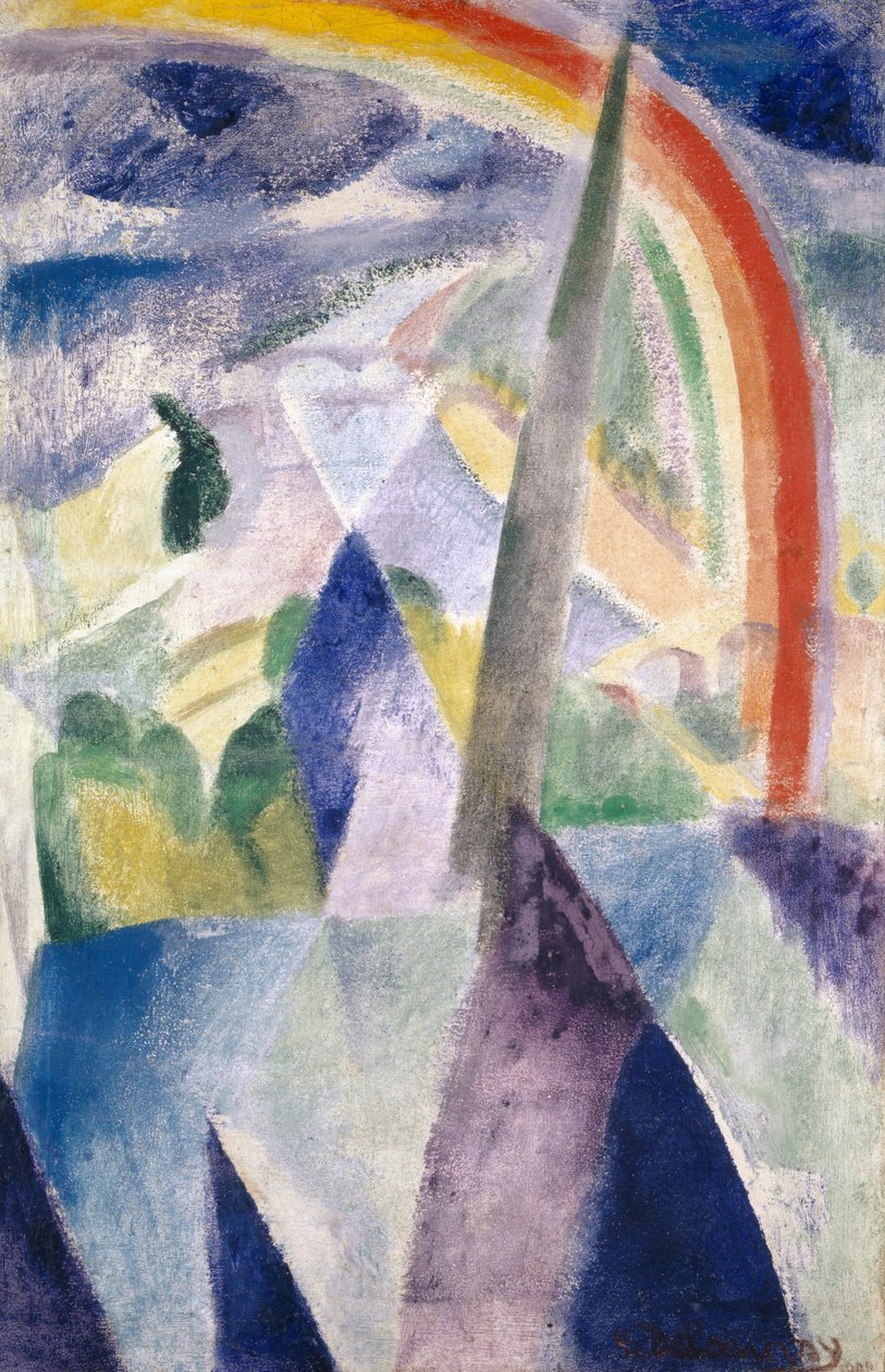 De torenspits van de Notre-Dame door Robert Delaunay