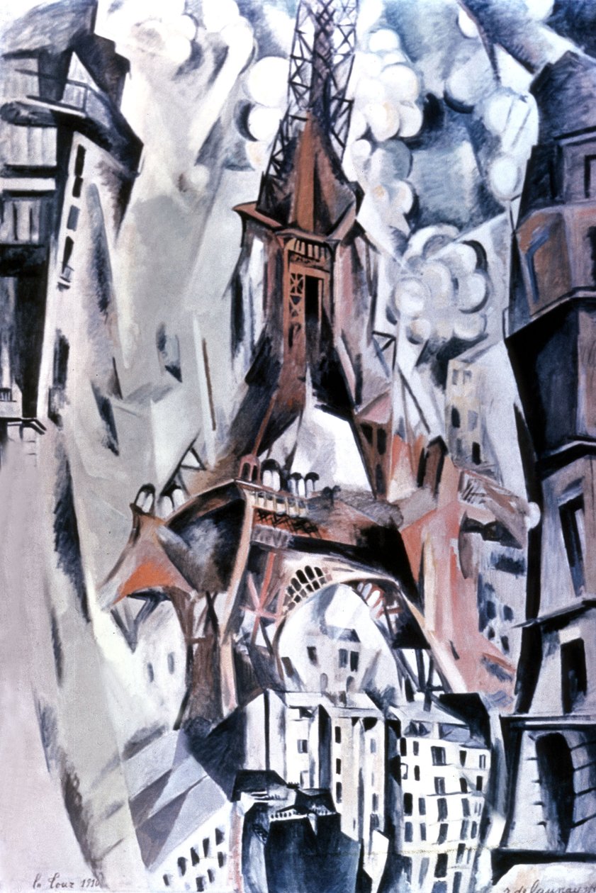 de Eiffeltoren door Robert Delaunay