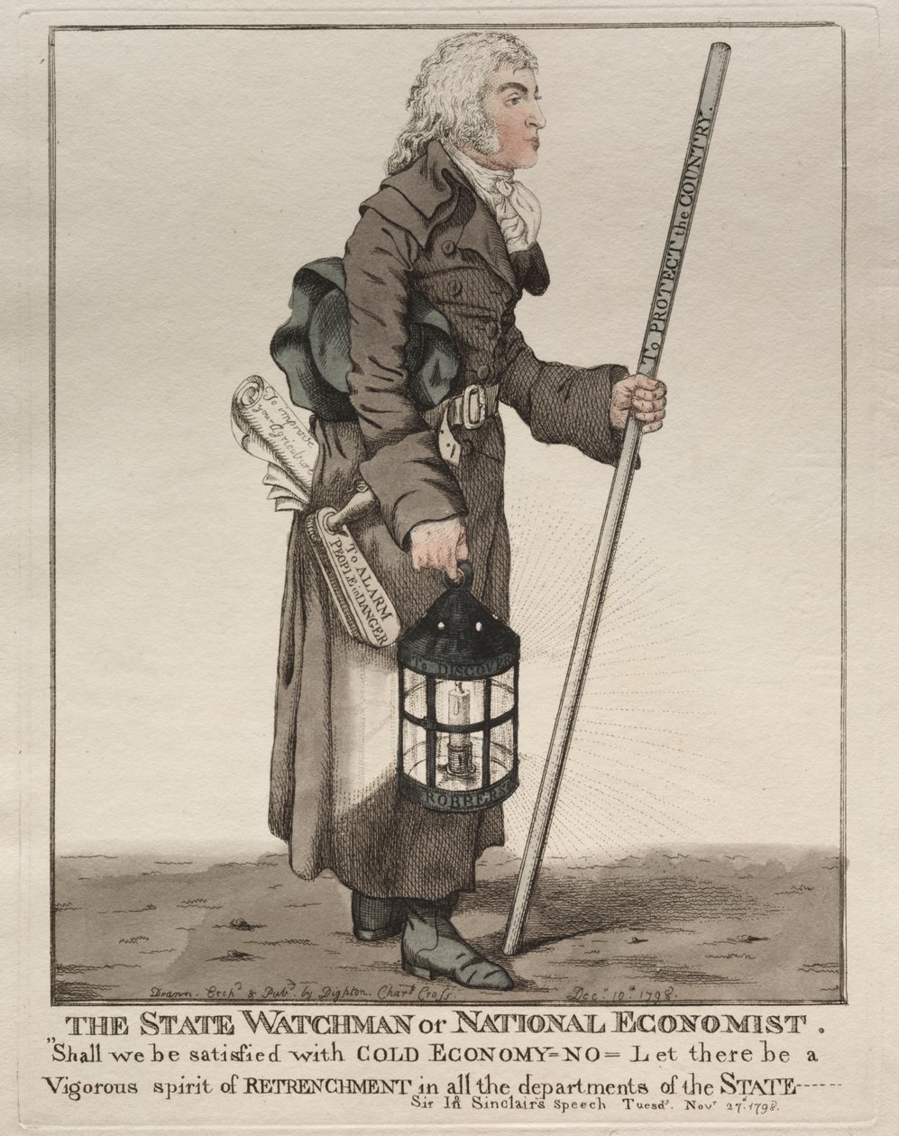 De Staatswachter door Robert Dighton