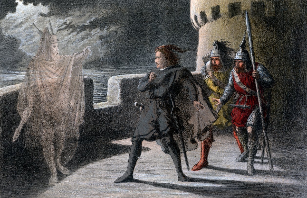 Een scène uit Macbeth door Robert Dudley