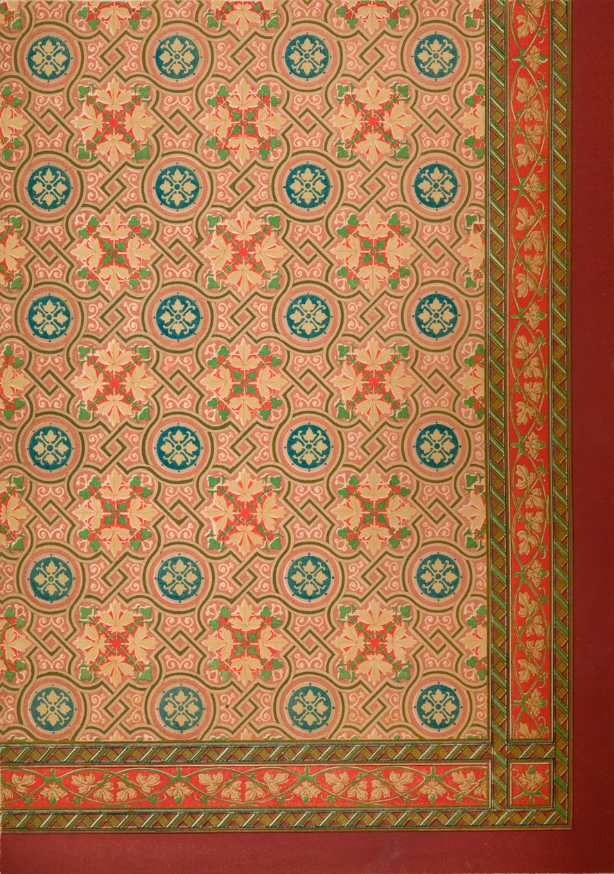 Behangpapier, 1893 door Robert Dudley