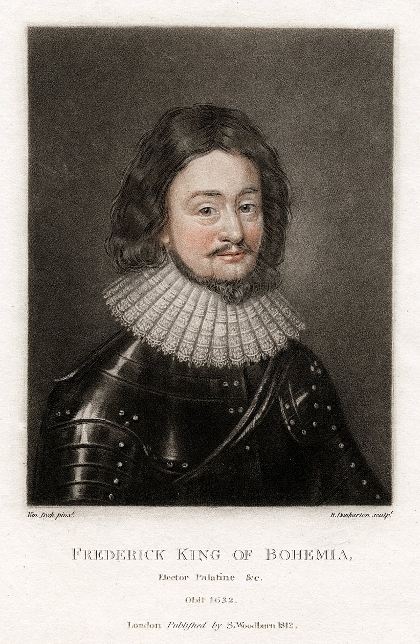 Frederik V 1596-1632 de Winterkoning, 1812 door Robert Dunkarton