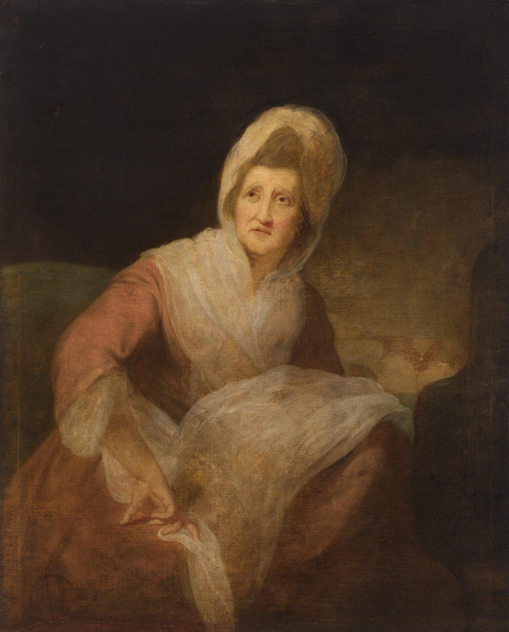 Patience Lovell Wright, ca. 1782 door Robert Edge Pine