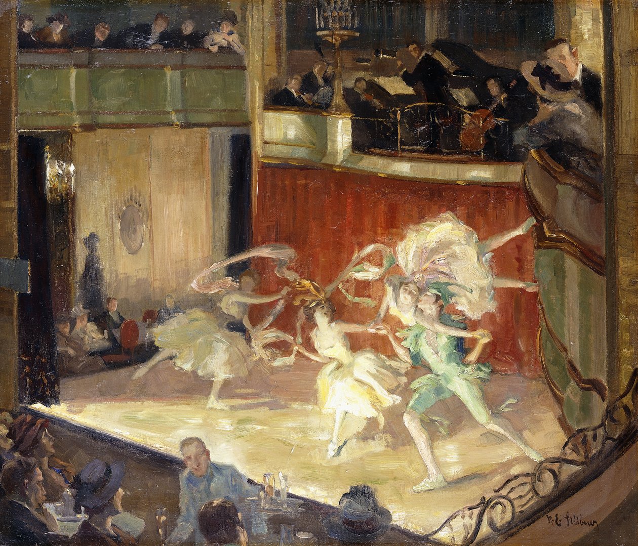 In het Theater door Robert Emil Stubner
