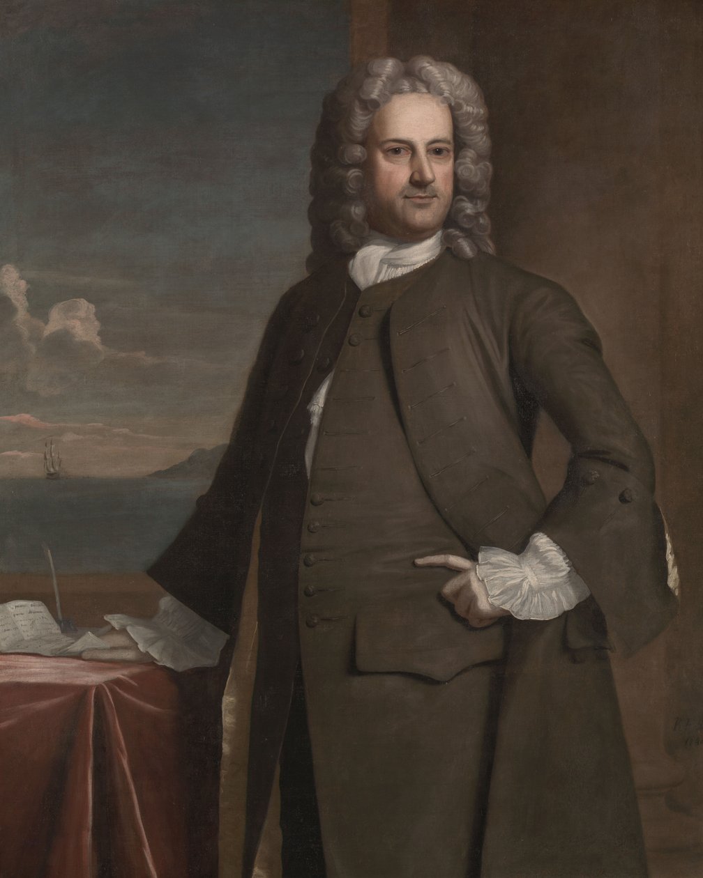 Charles Apthorp, 1748 door Robert Feke