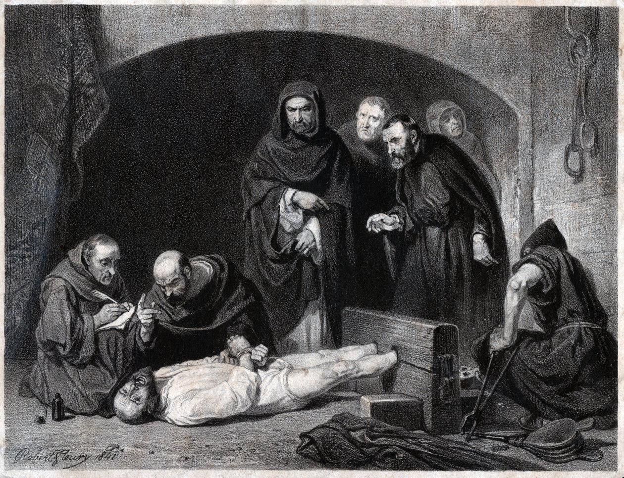 Inquisitie in de Middeleeuwen door Robert Fleury