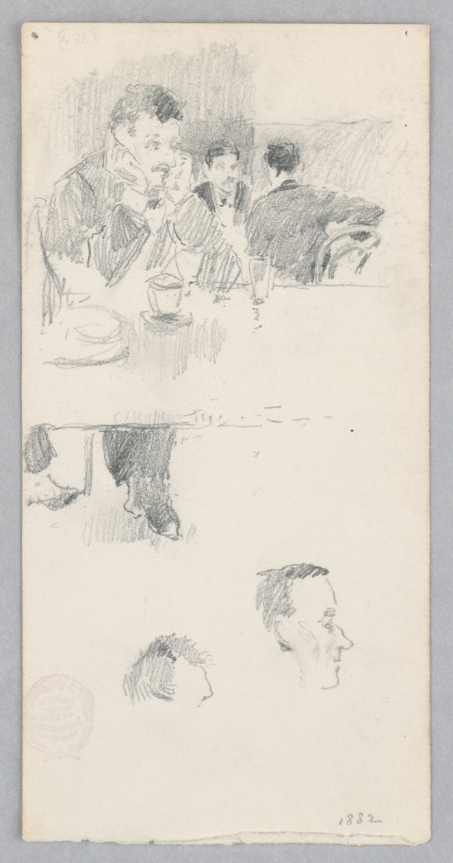 Café door Robert Frederick Blum