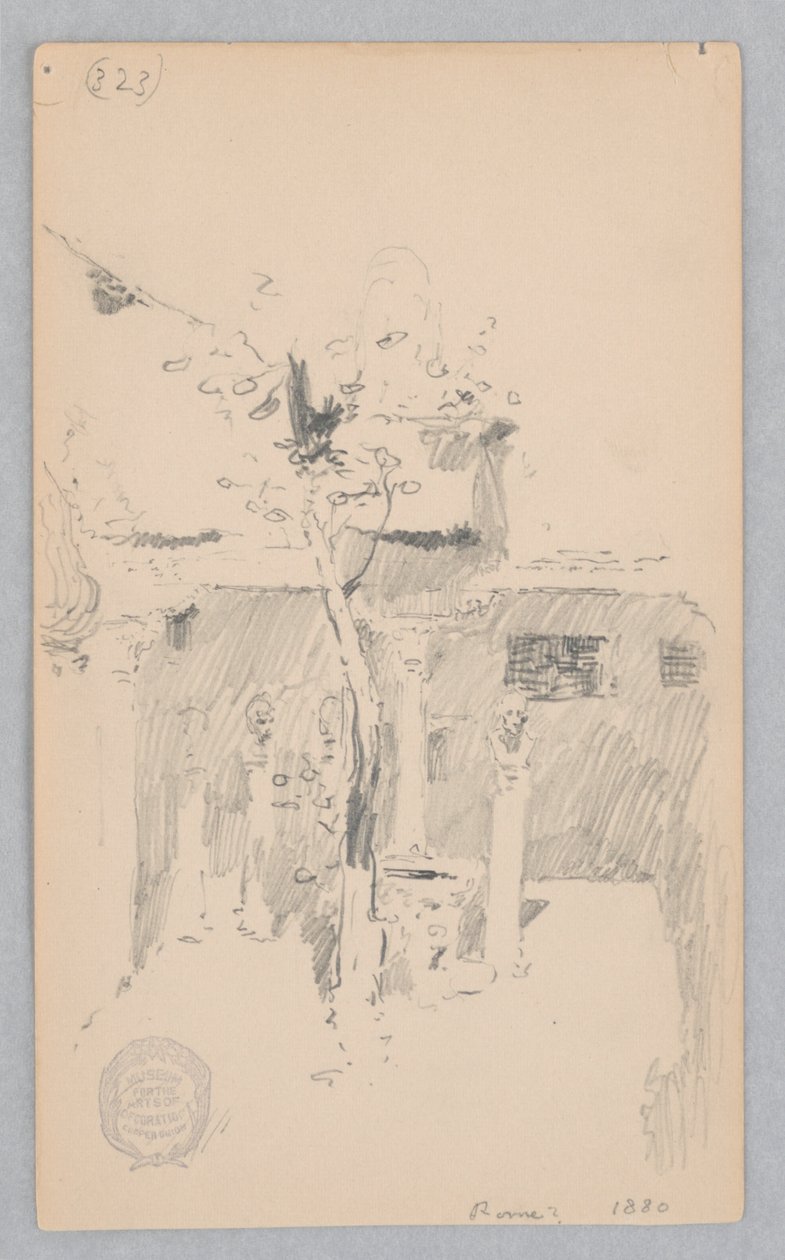 Binnenplaats door Robert Frederick Blum