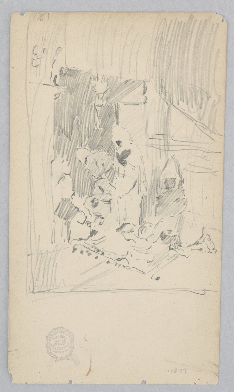 Ingang van een Moskee door Robert Frederick Blum
