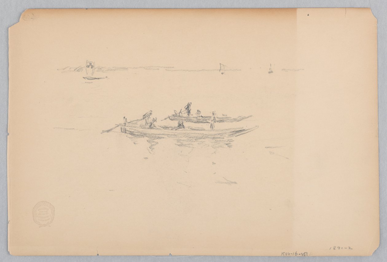 Vissersboten, Japan door Robert Frederick Blum