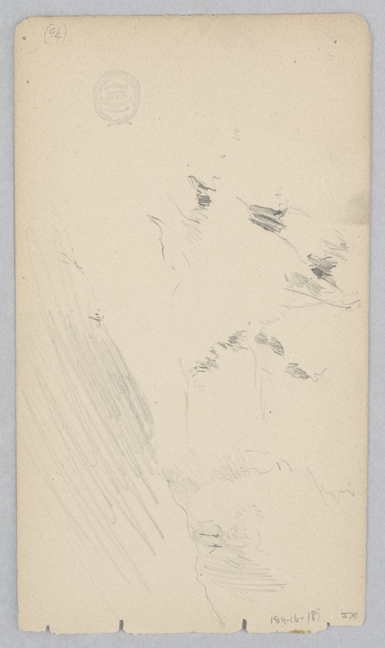 Landschap door Robert Frederick Blum