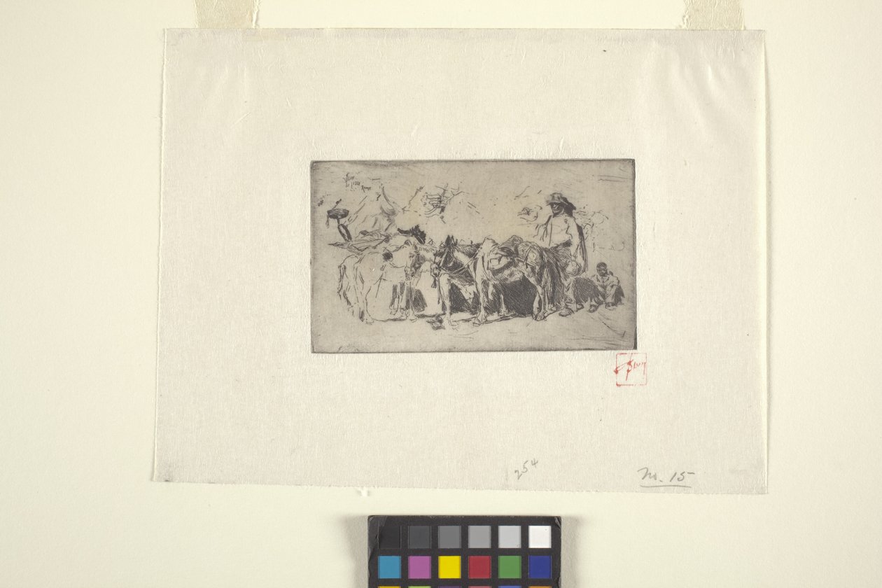 Mannen en Ezel, Rome door Robert Frederick Blum