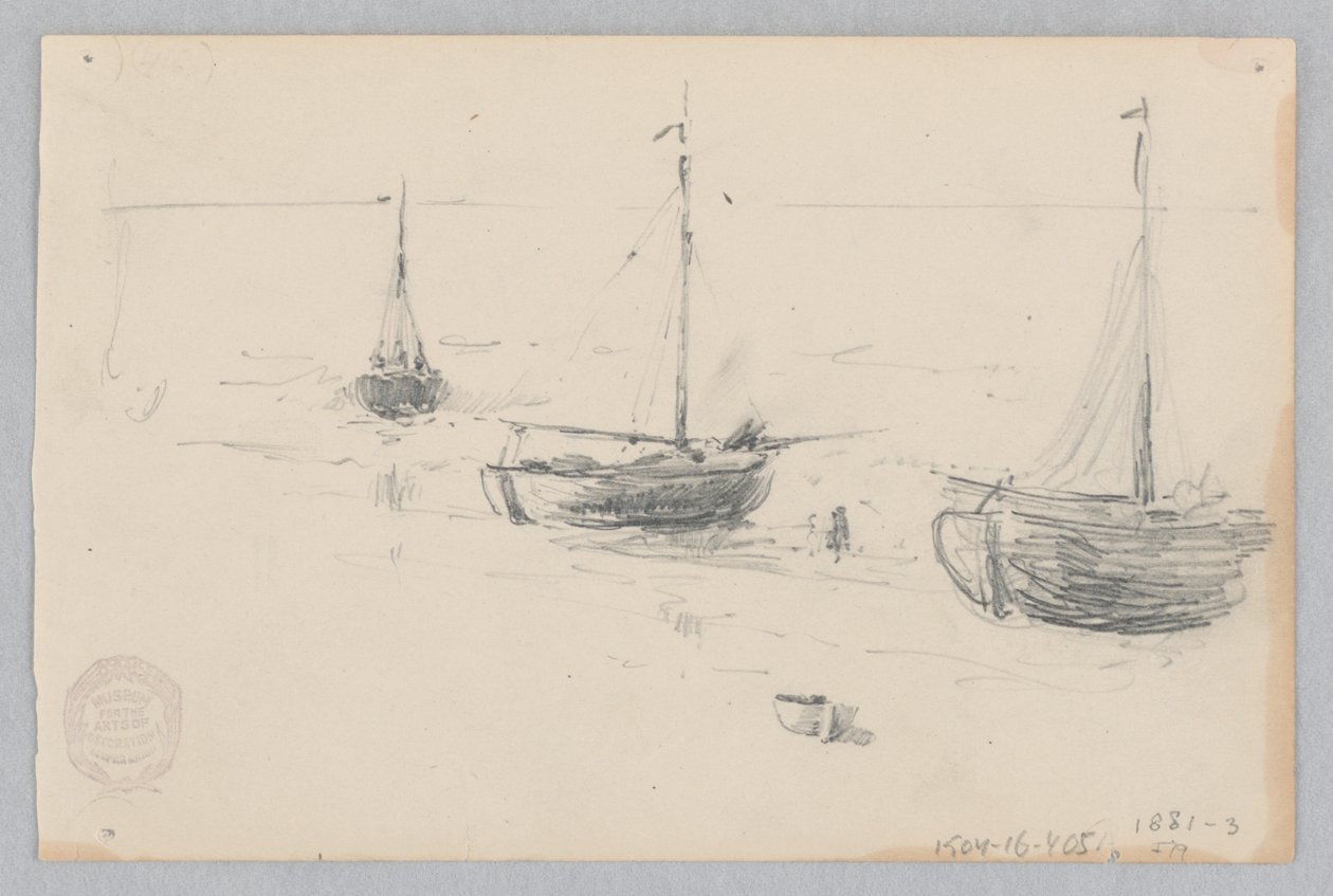 Zeilboten door Robert Frederick Blum