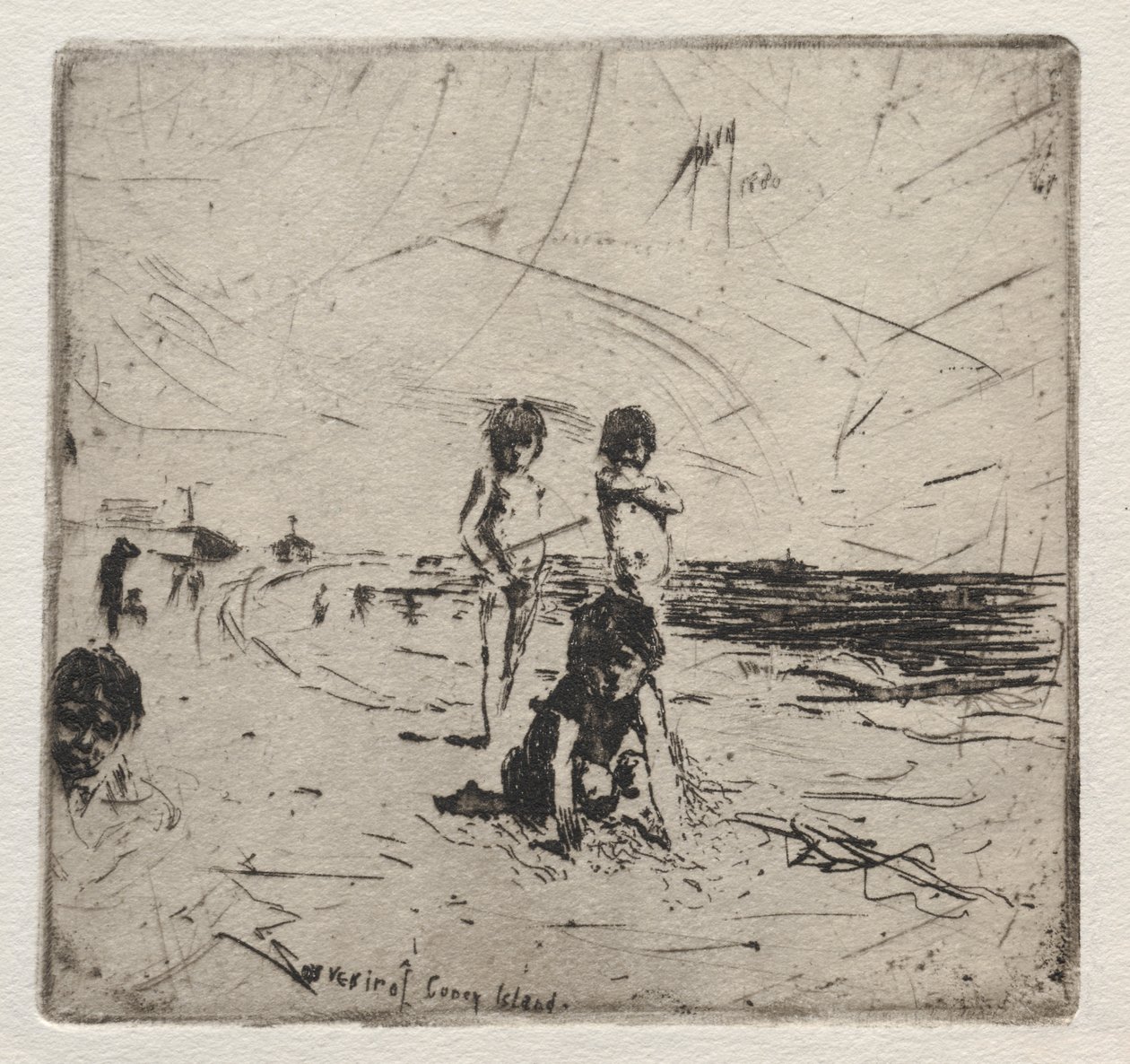Souvenir van Coney Island door Robert Frederick Blum