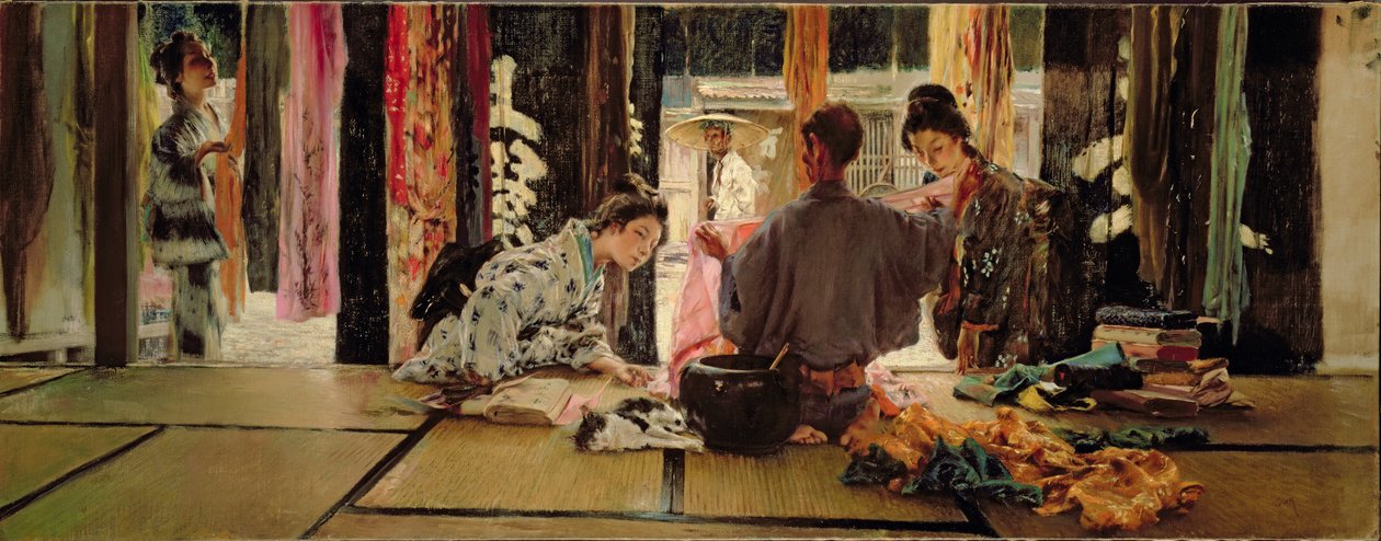 De zijdehandelaar door Robert Frederick Blum
