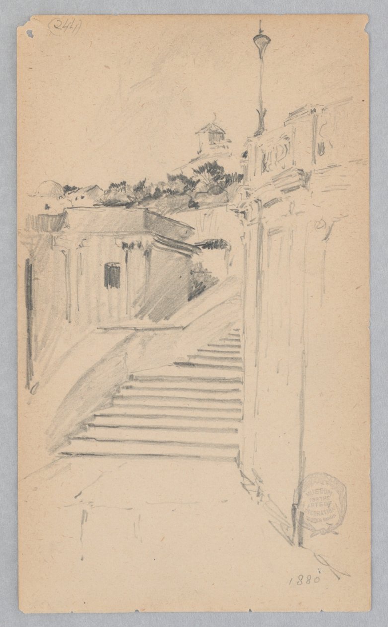 Uitzicht op Rome, Italië door Robert Frederick Blum