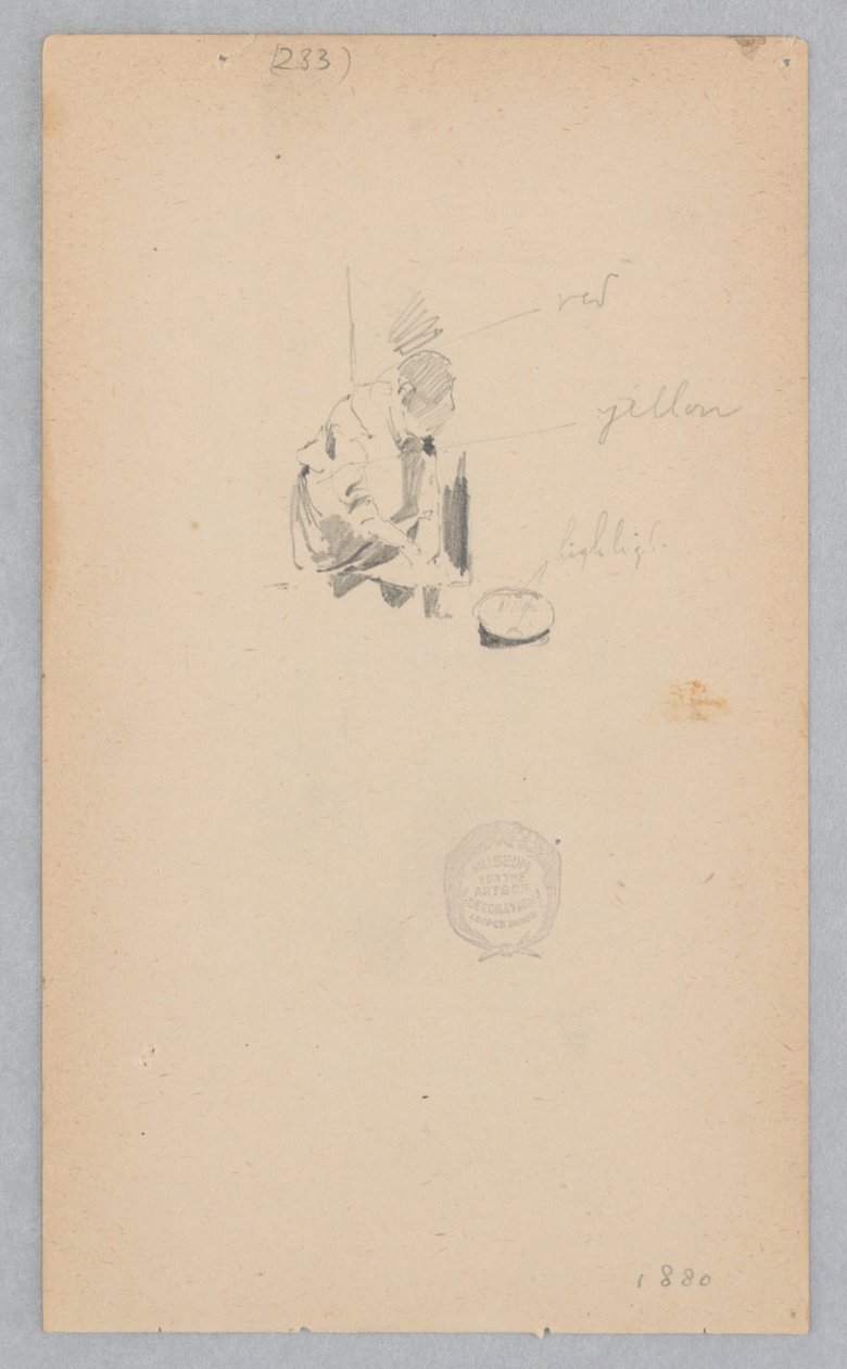 Vrouw door Robert Frederick Blum