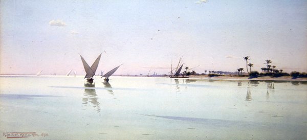 Daglicht in de Nijl door Robert George Talbot Kelly
