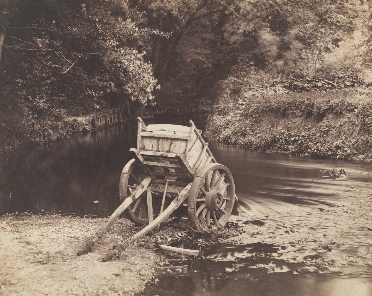 In de Vallei van de Mol, 1855 door Robert Howlett