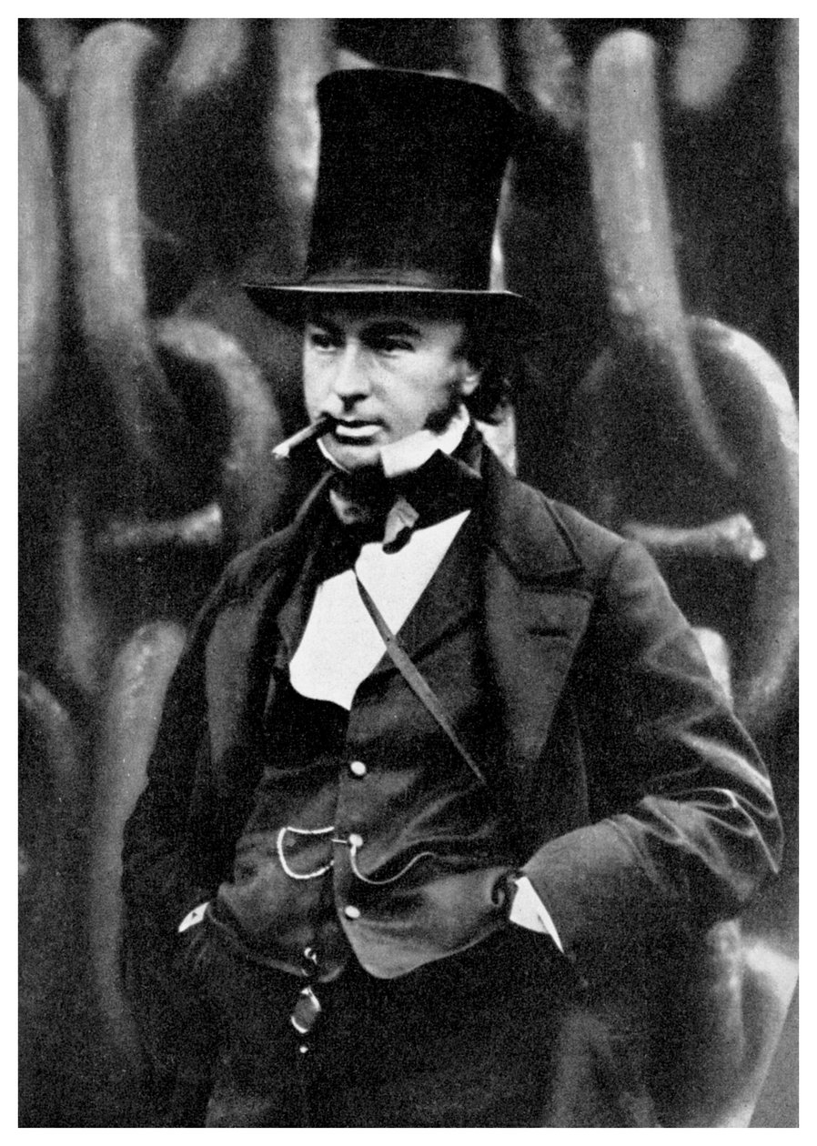 Isambard Kingdom Brunel, Britse ingenieur, 1857, 1956 door Robert Howlett