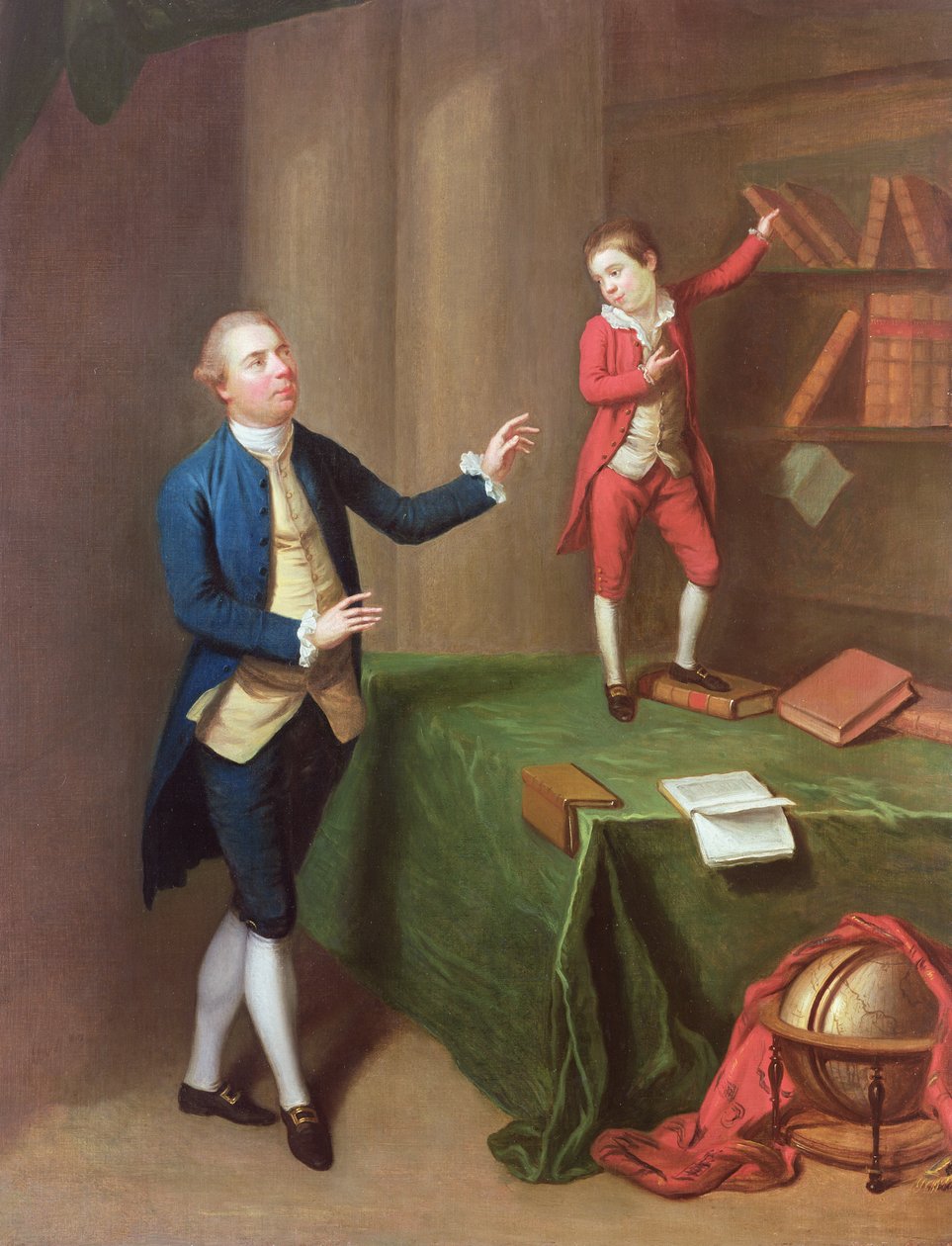 Sir Robert Walker en zijn zoon Robert door Robert Hunter