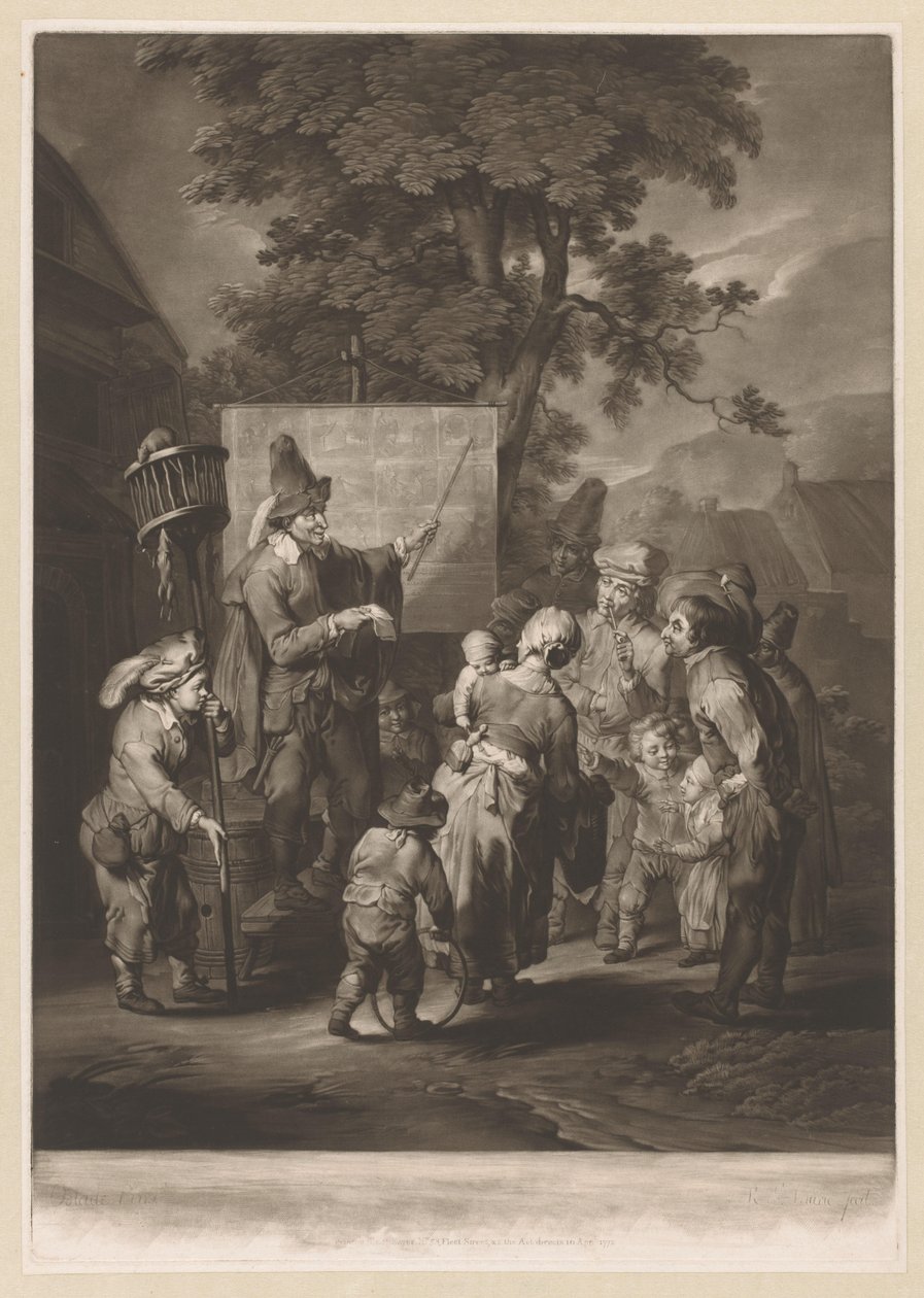 Liedzanger en rattenvanger door Robert Laurie