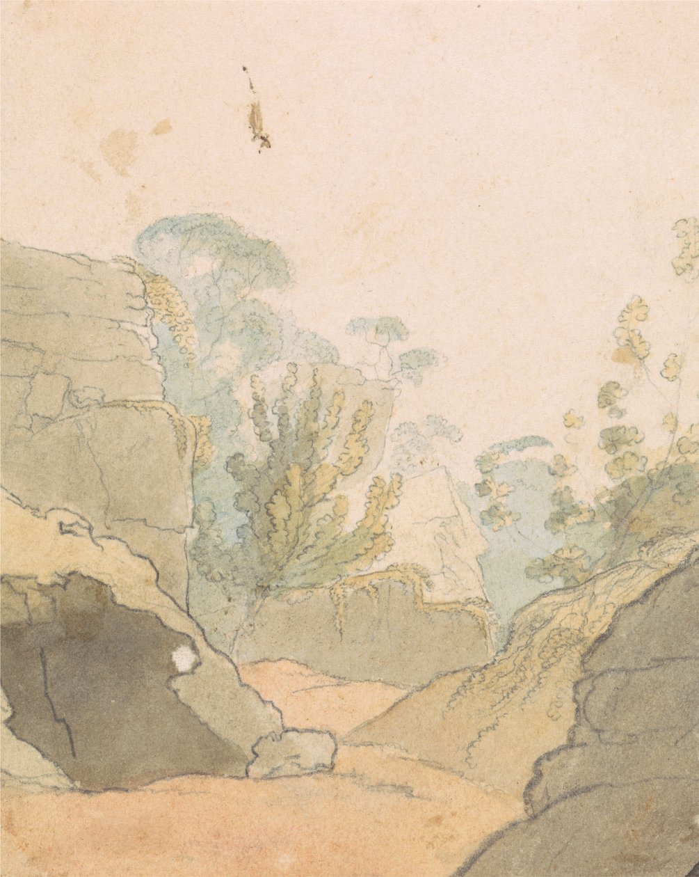 Landschap met Rotsen door Robert Mabon