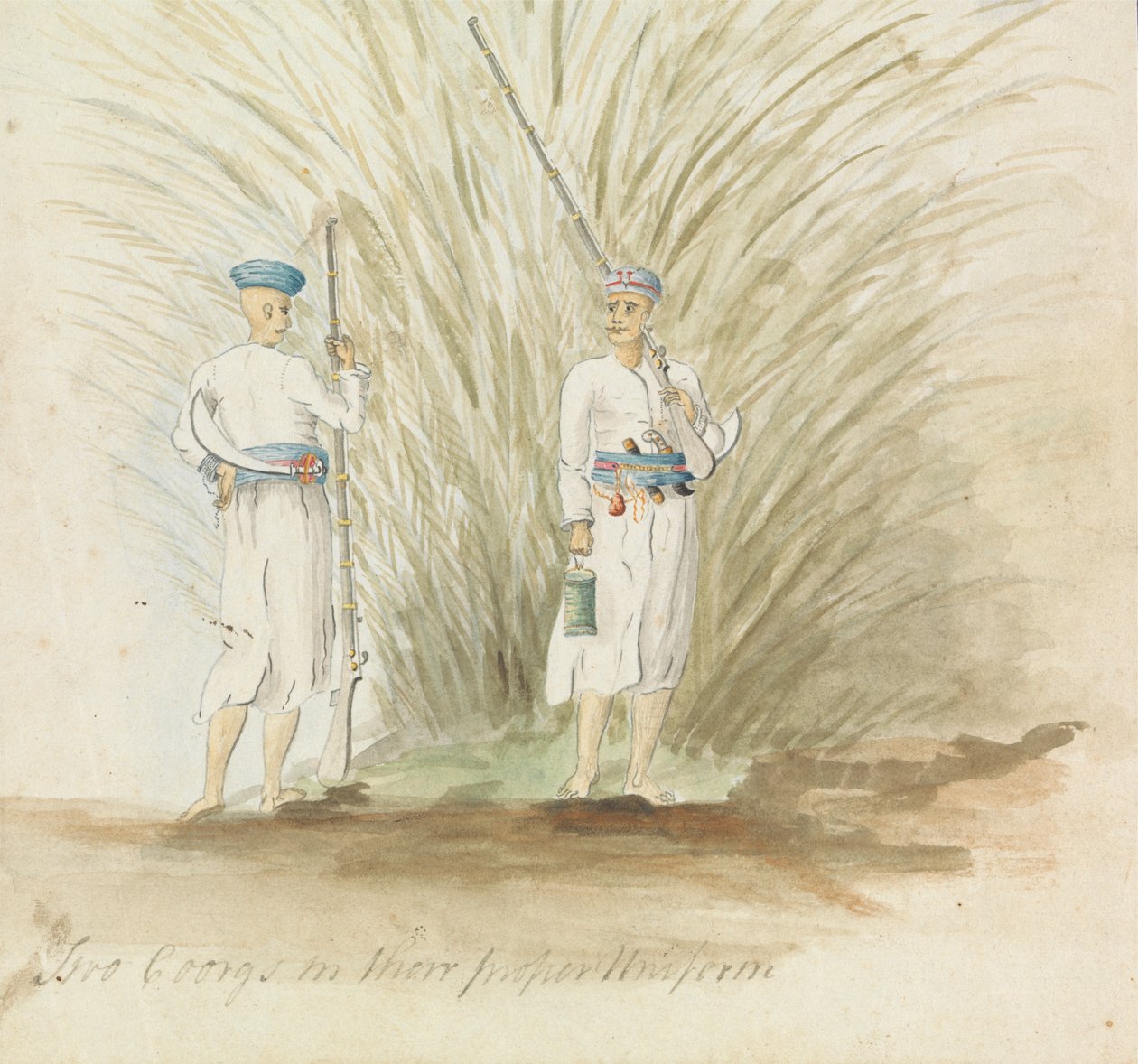 Twee Coongs in hun juiste uniform door Robert Mabon