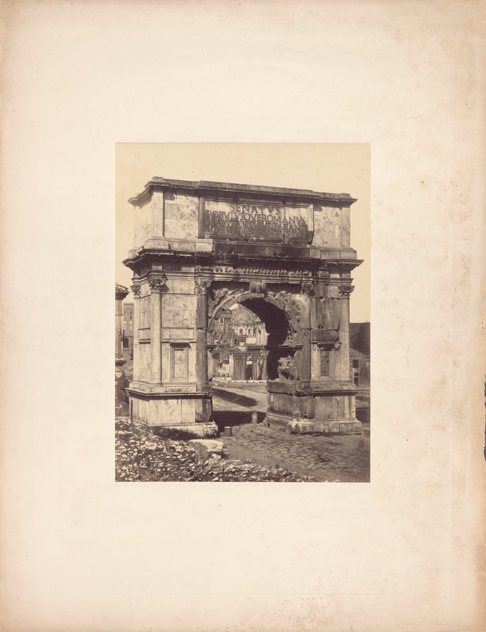 [Boog van Titus]. door Robert MacPherson